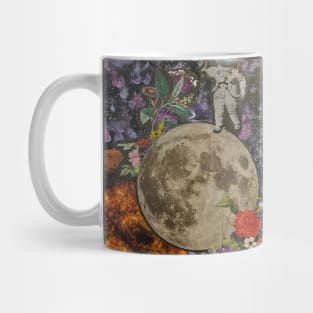 Aesthetic Astronaut Moon Art by Courtney Graben Mug